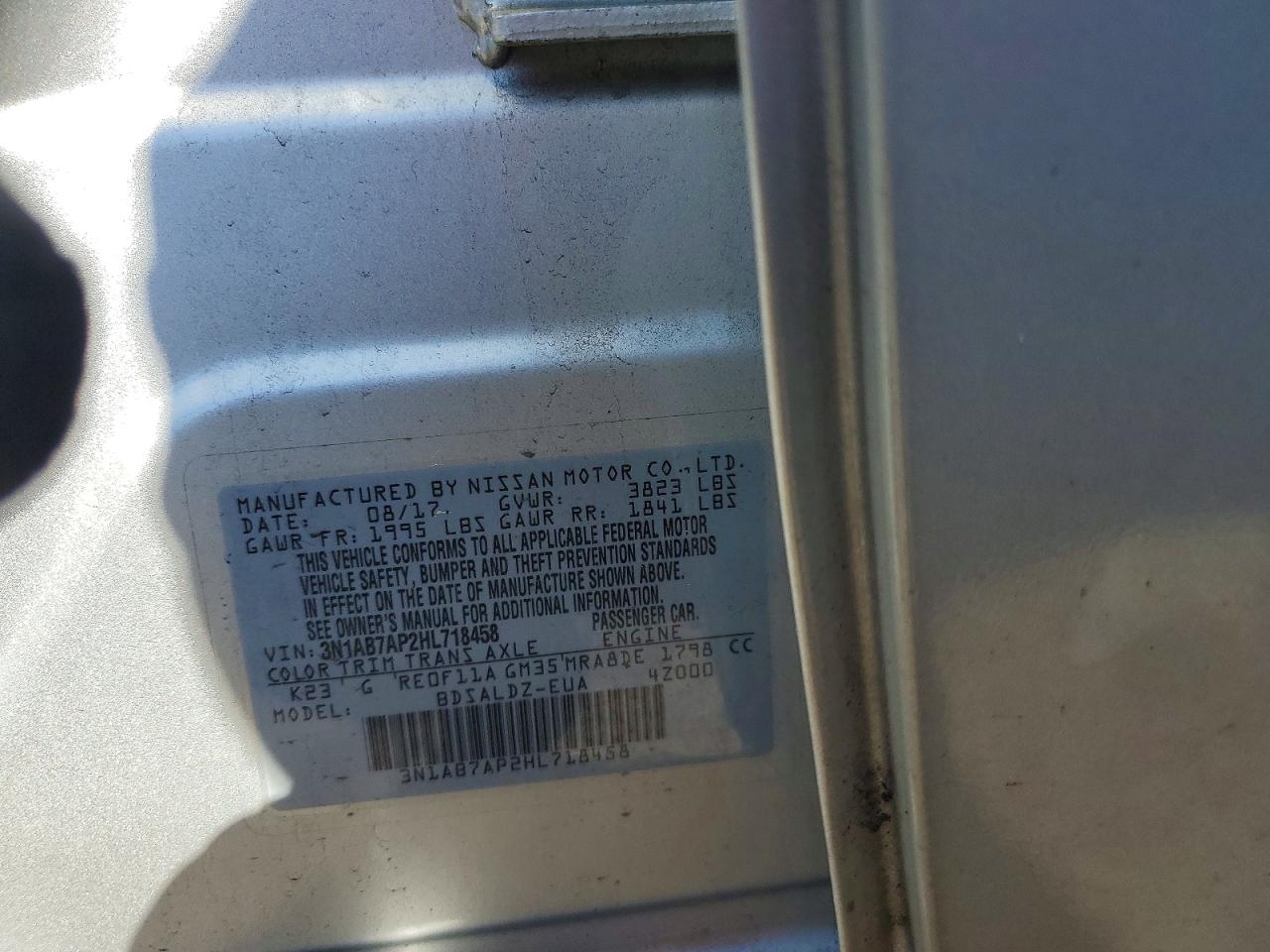 Nissan Sentra Sv