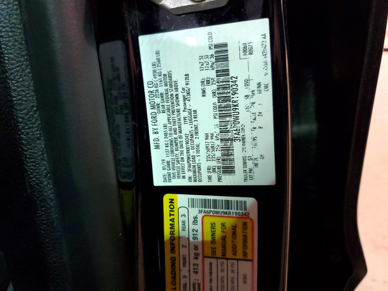 Ford Fusion Special Service