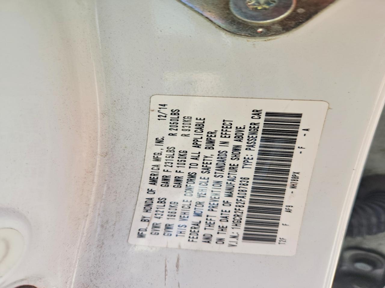 Honda Accord Exl