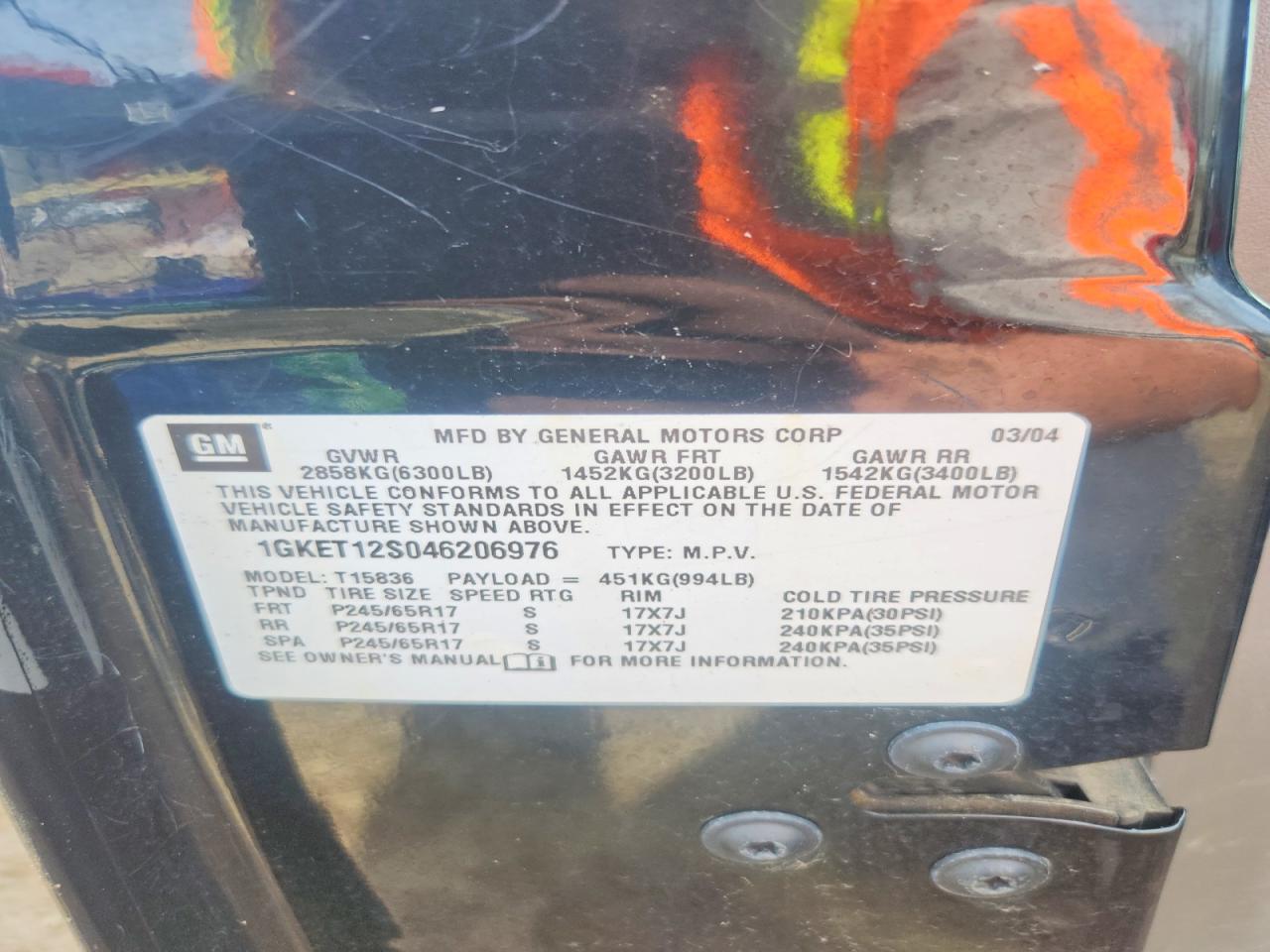 GMC Envoy Xuv
