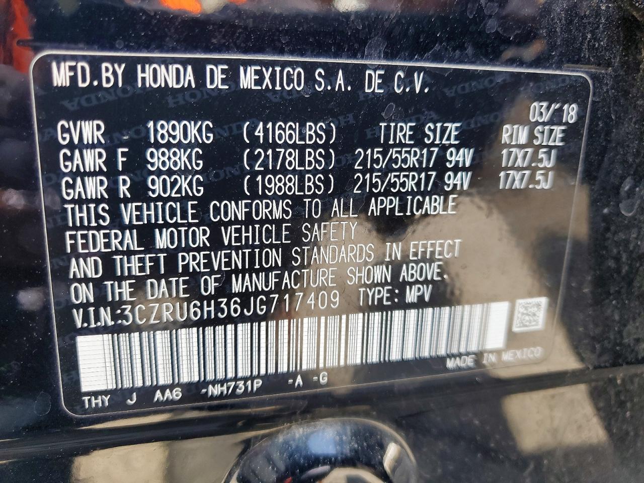 Honda HR-V Lx