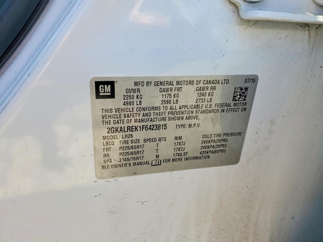 GMC Terrain Sle