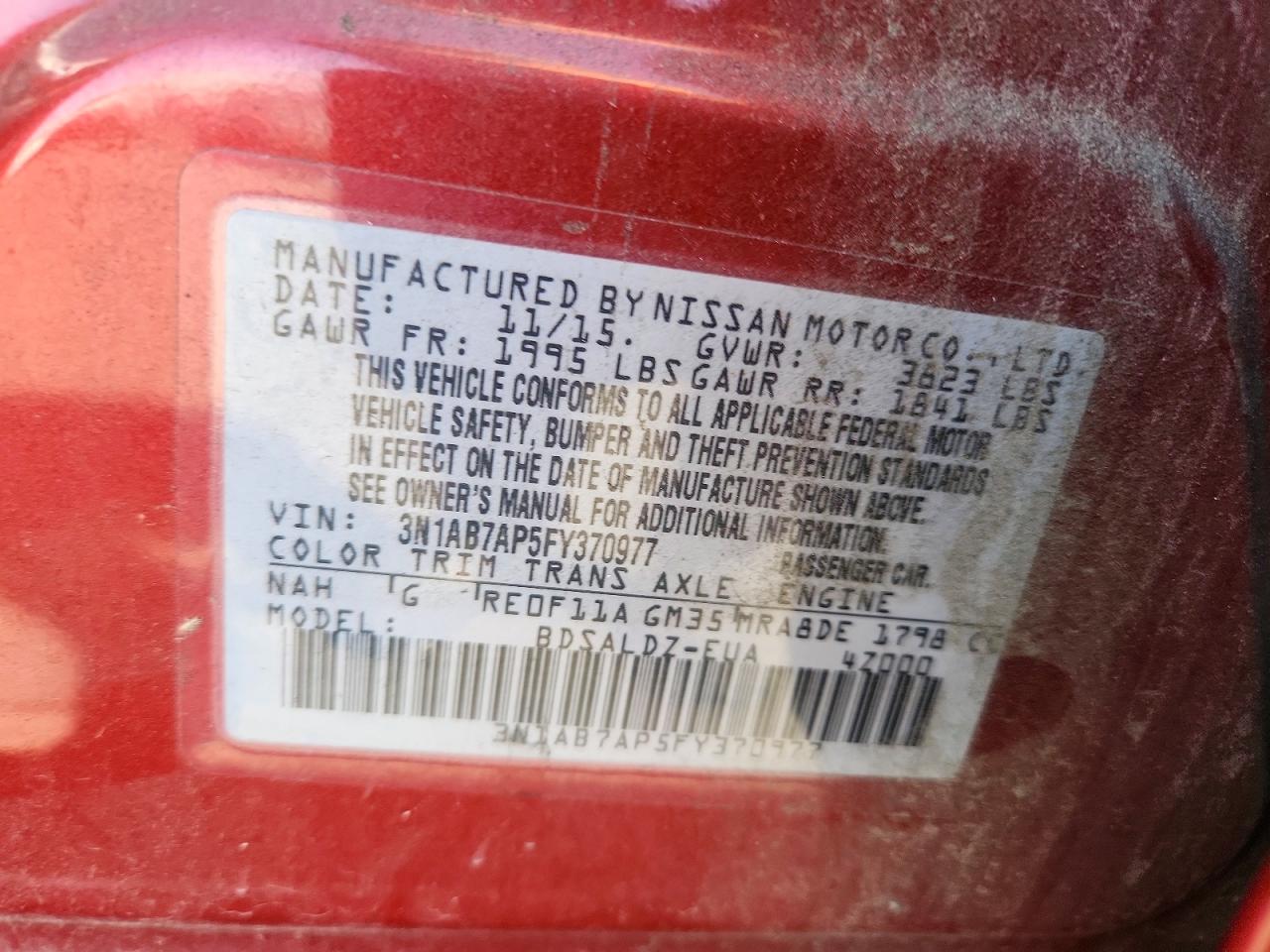Nissan Sentra Sv