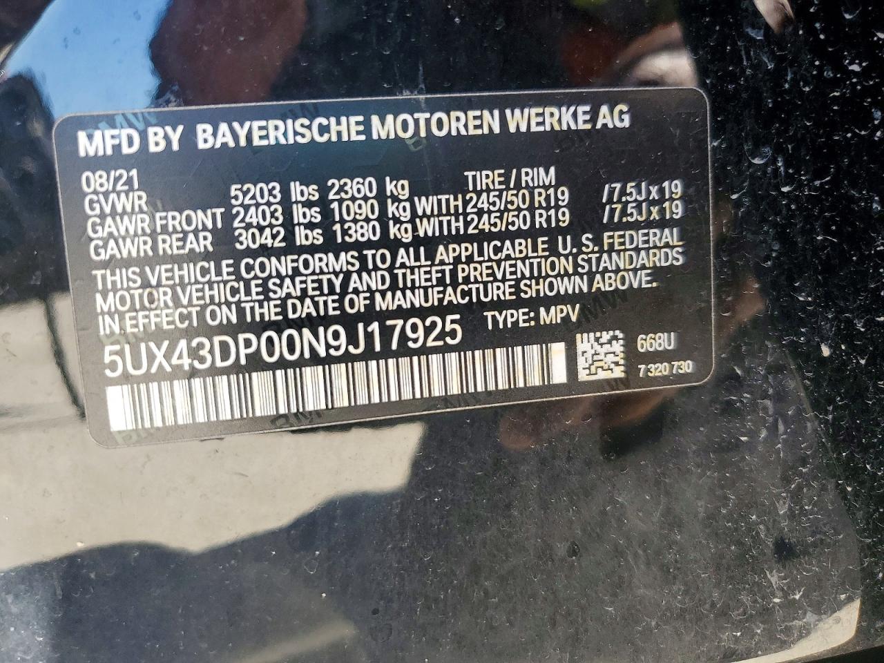 BMW X Series Sdrive30i
