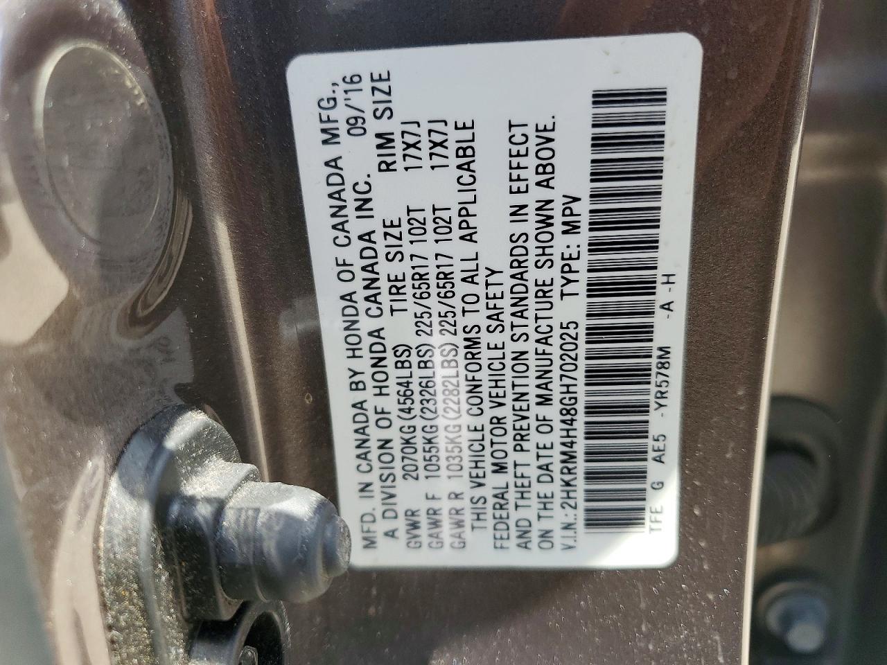 Honda Crv Se