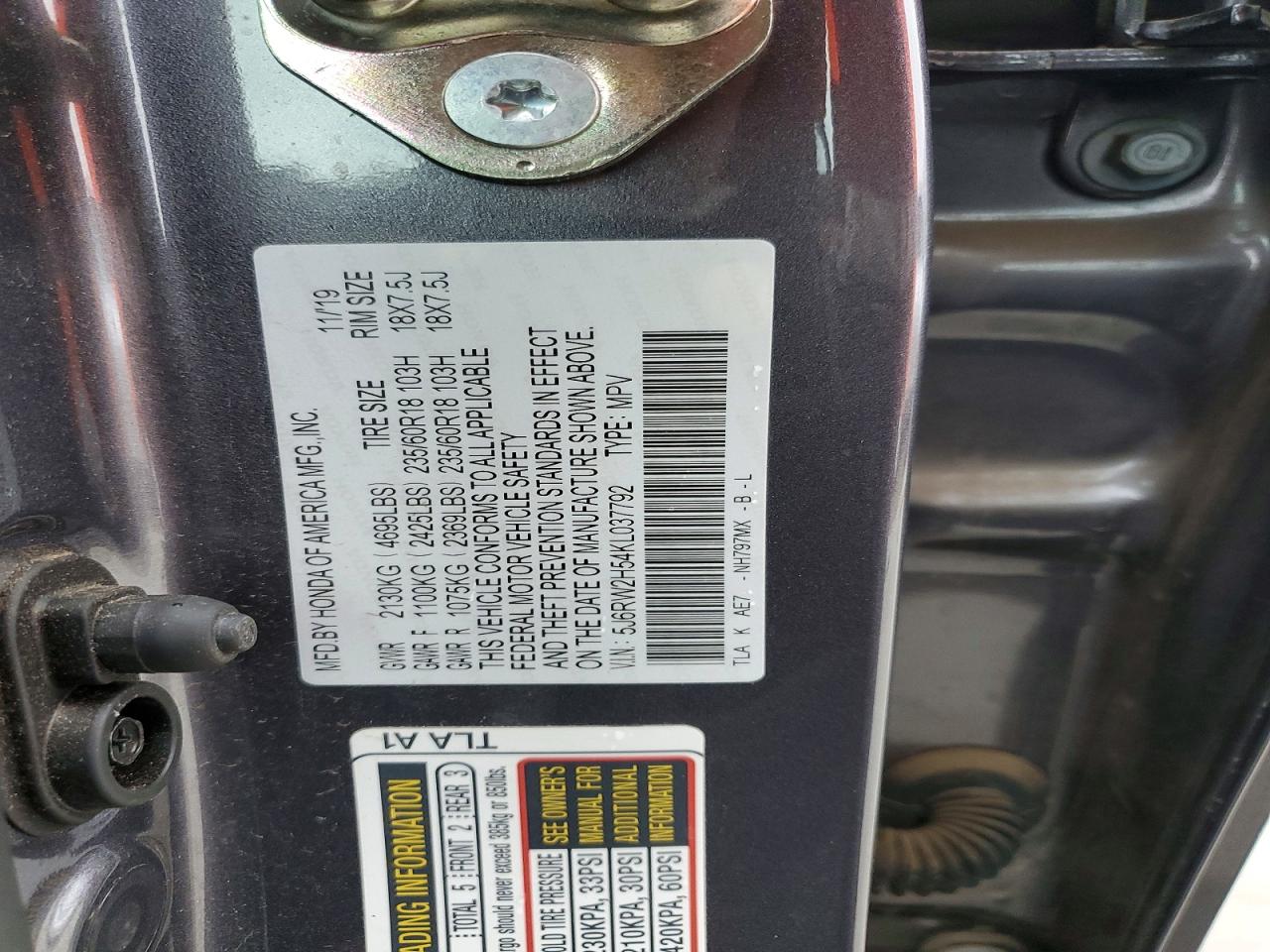Honda Crv Ex