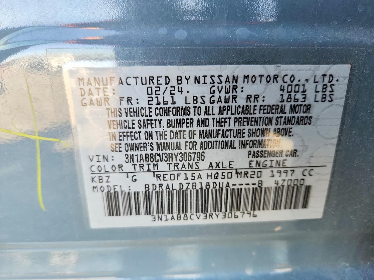 Nissan Sentra Sv