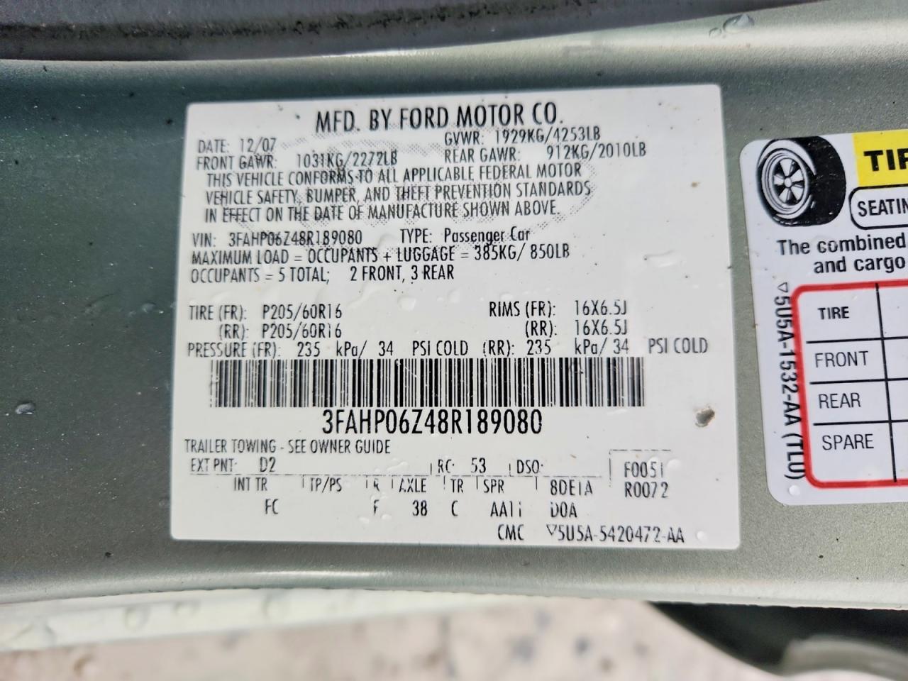 Ford Fusion S