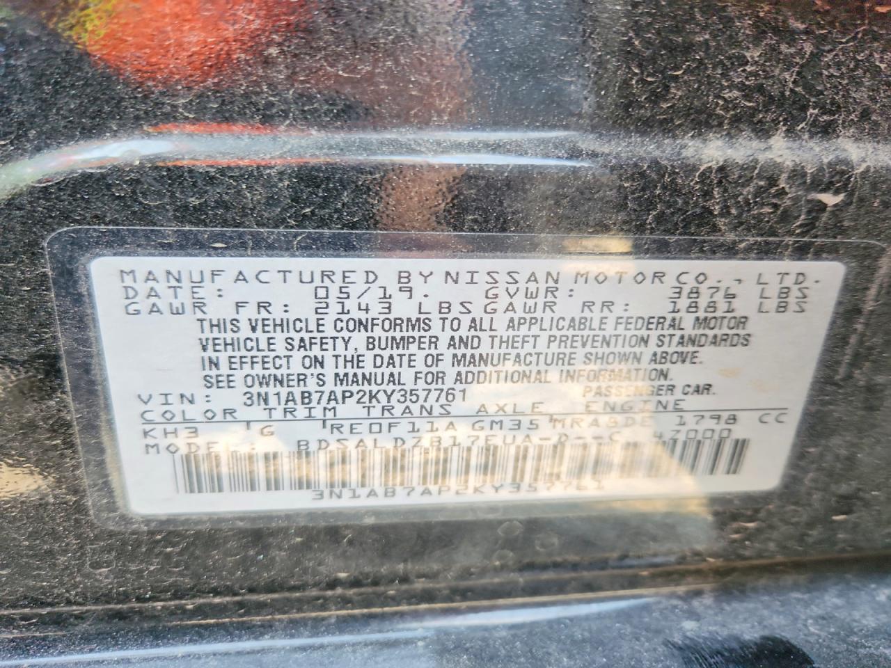 Nissan Sentra Sv
