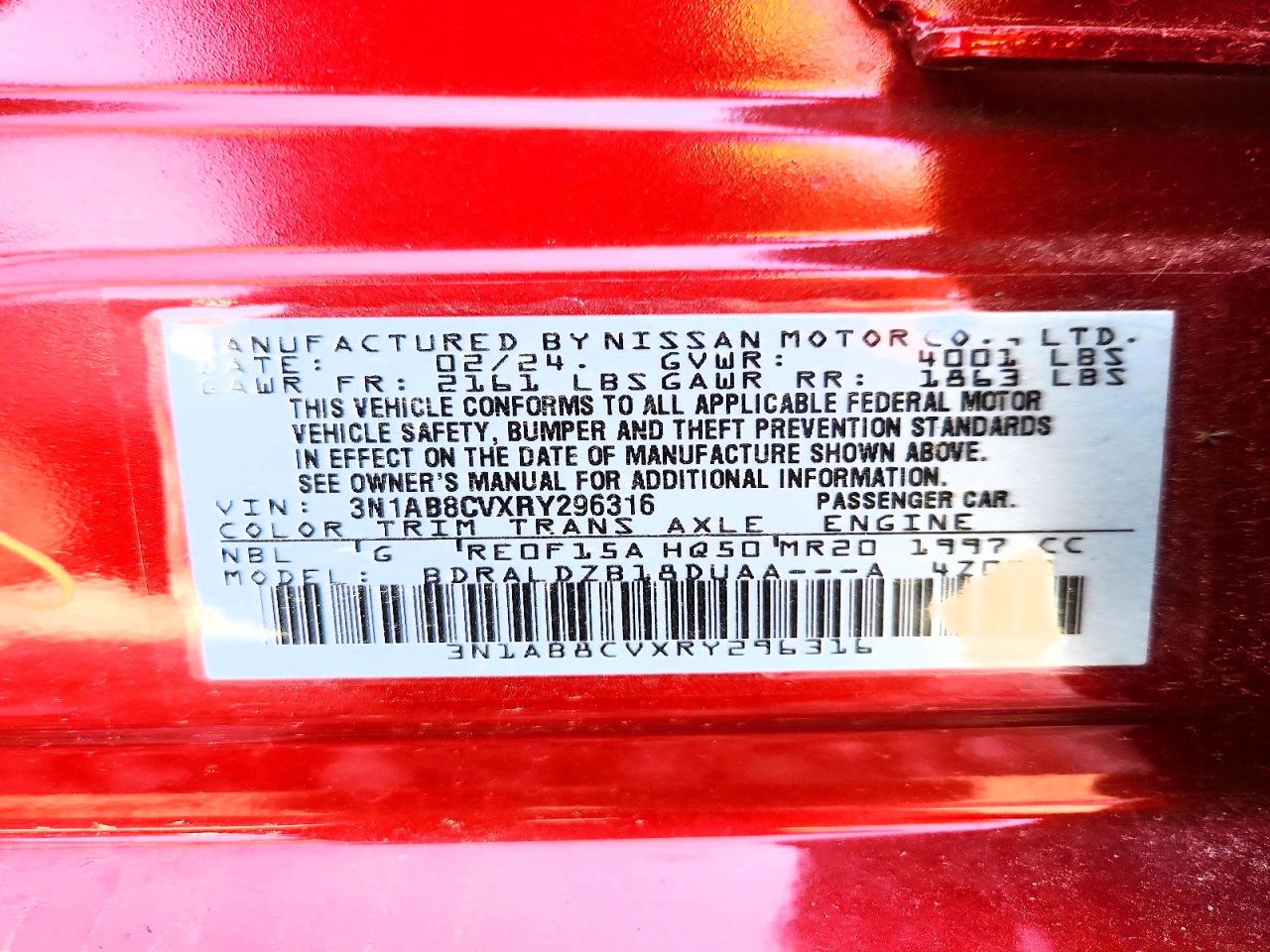 Nissan Sentra Sv