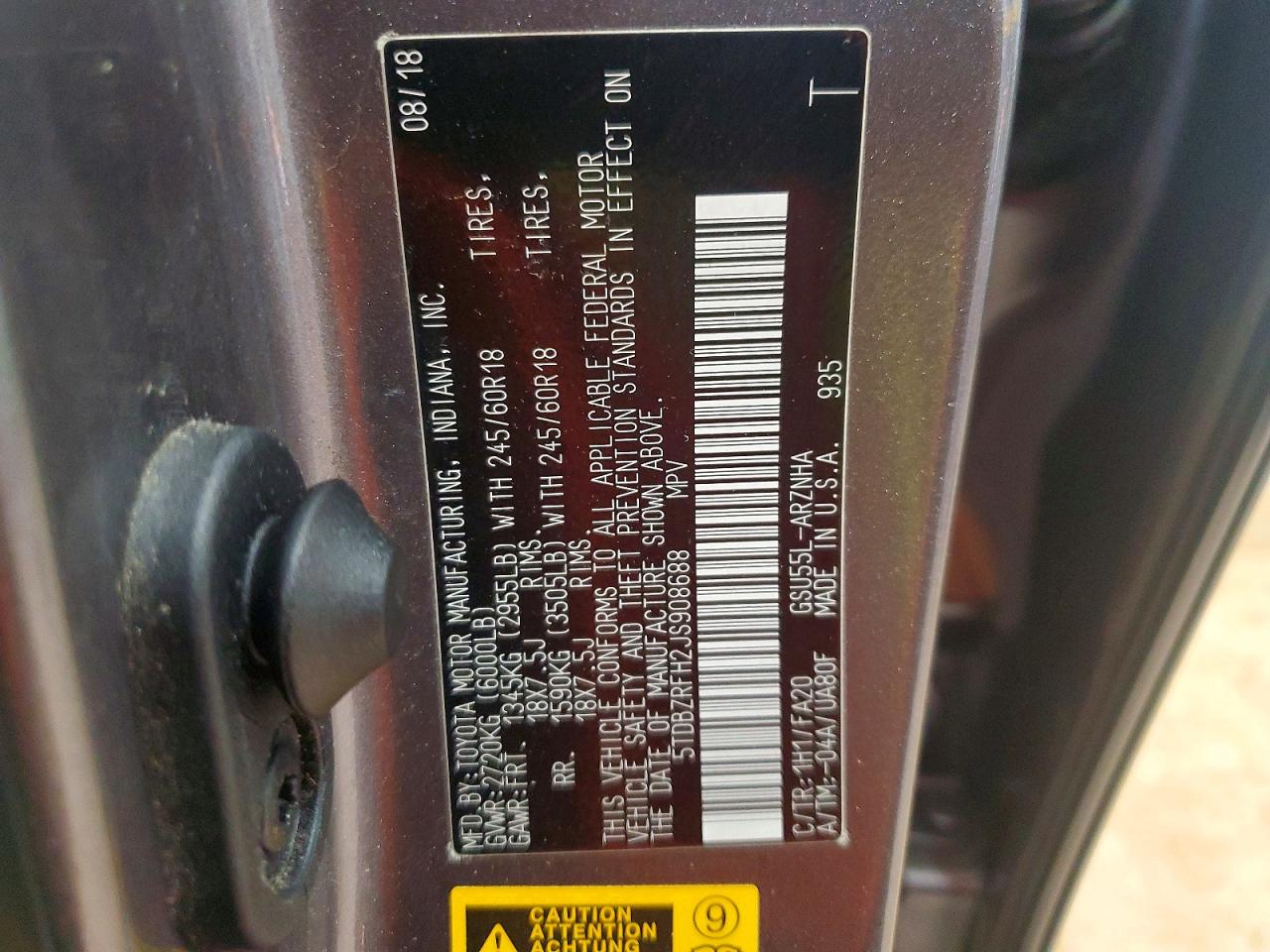 Toyota Highlander Le Plus