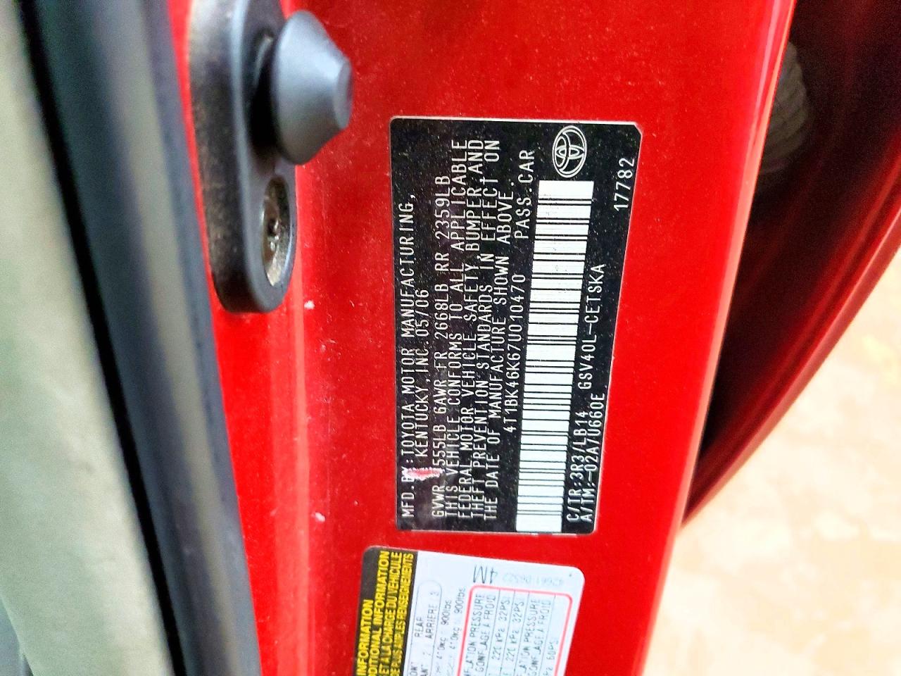 Toyota Camry Se V6