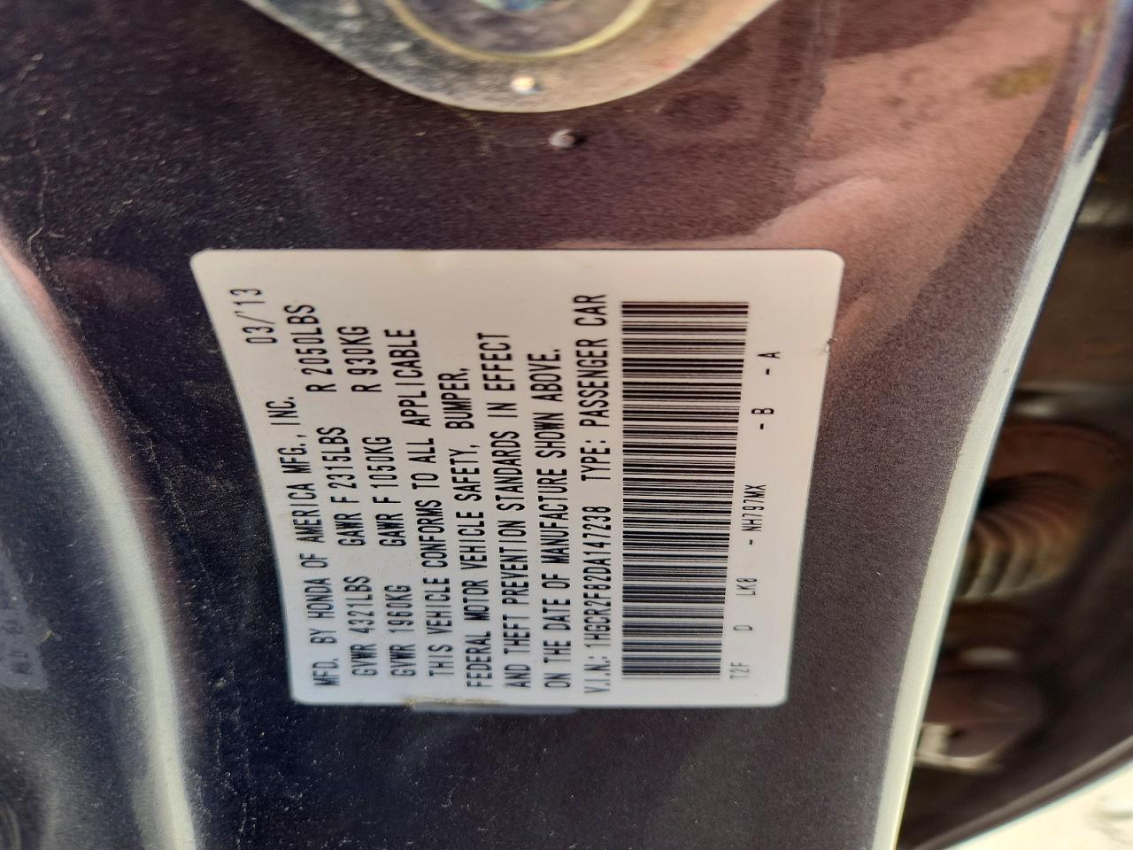 Honda Accord Exl