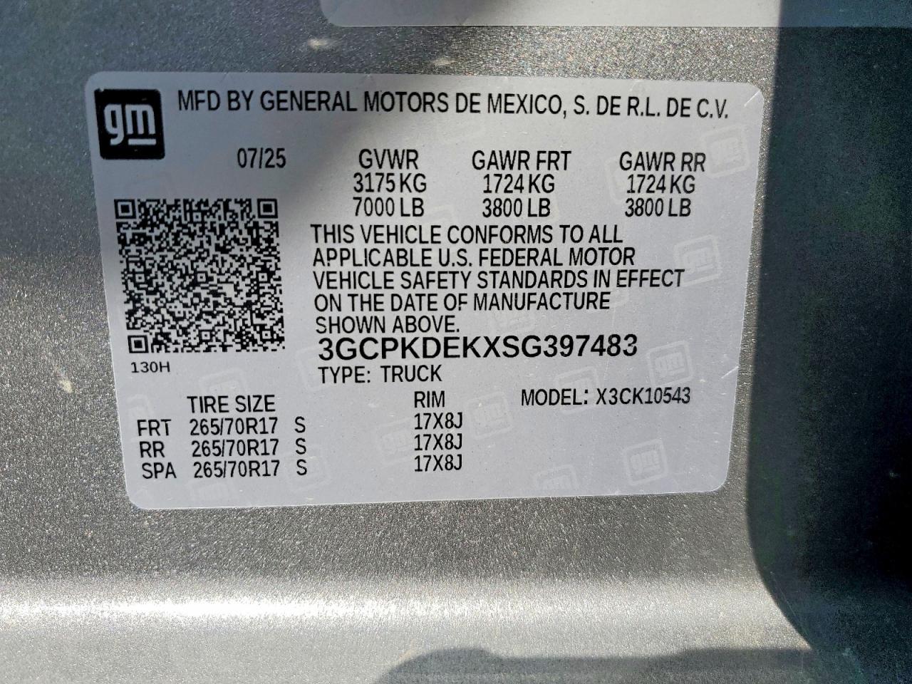 Chevrolet Silverado K1500 Lt