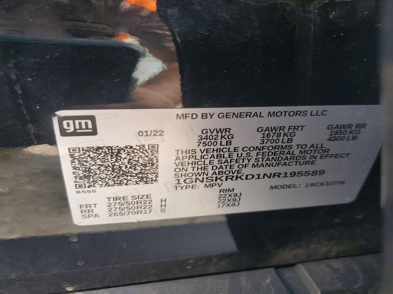 Chevrolet Tahoe K1500 Rst