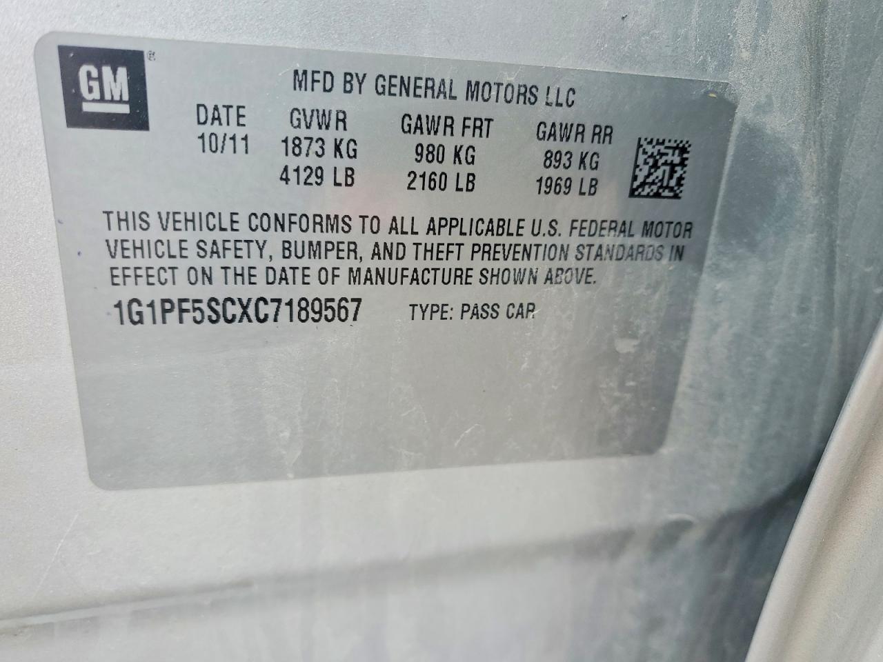 Chevrolet Cruze Lt