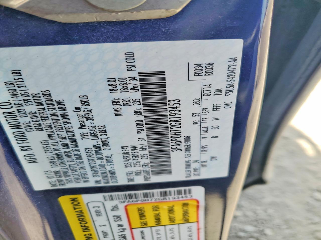 Ford Fusion Se