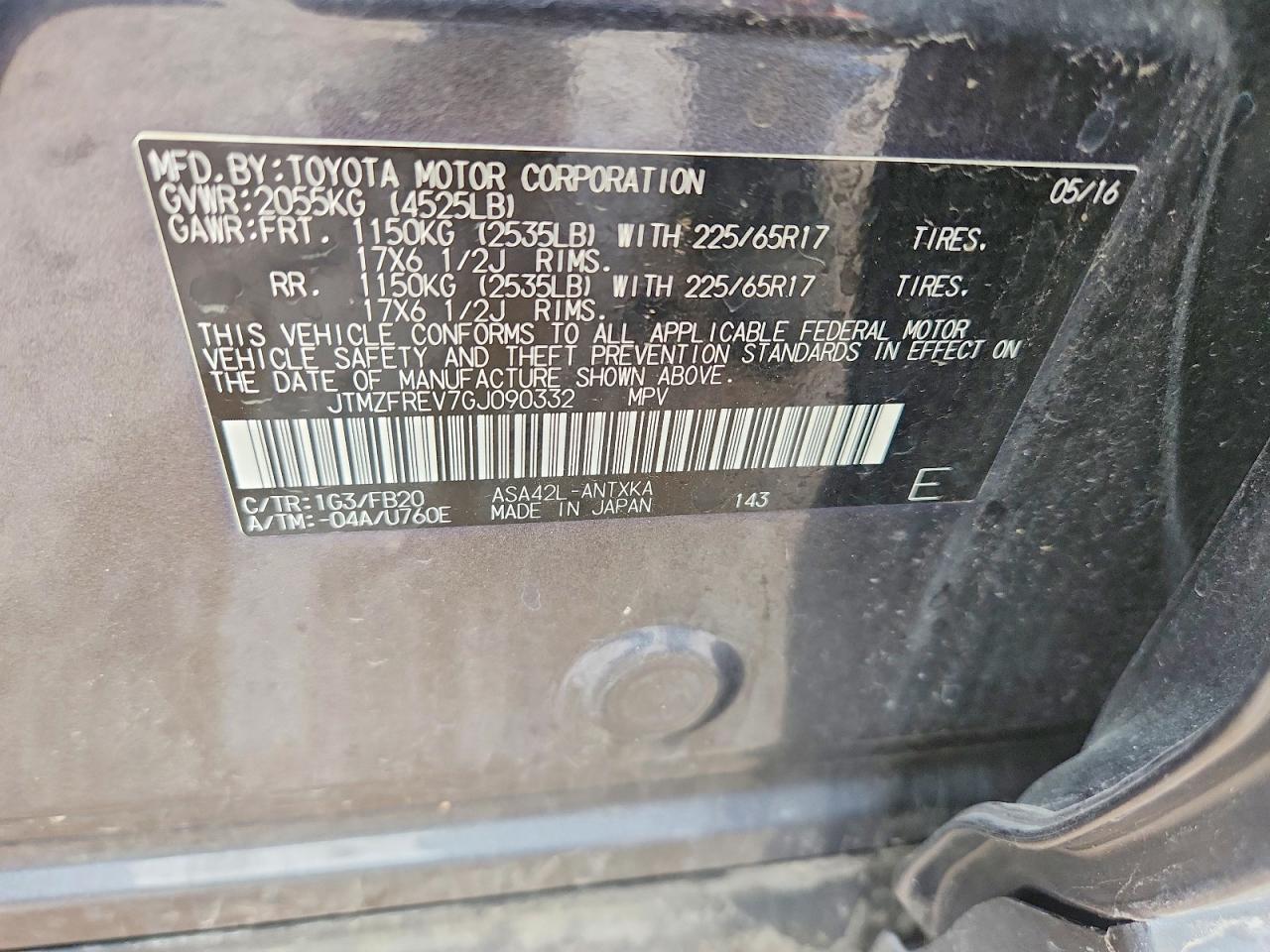 Toyota RAV4 Le