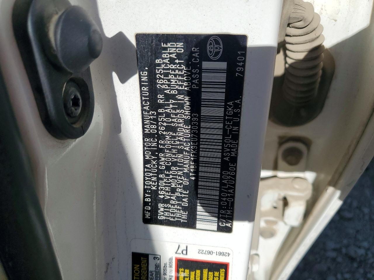 Toyota Camry Xle