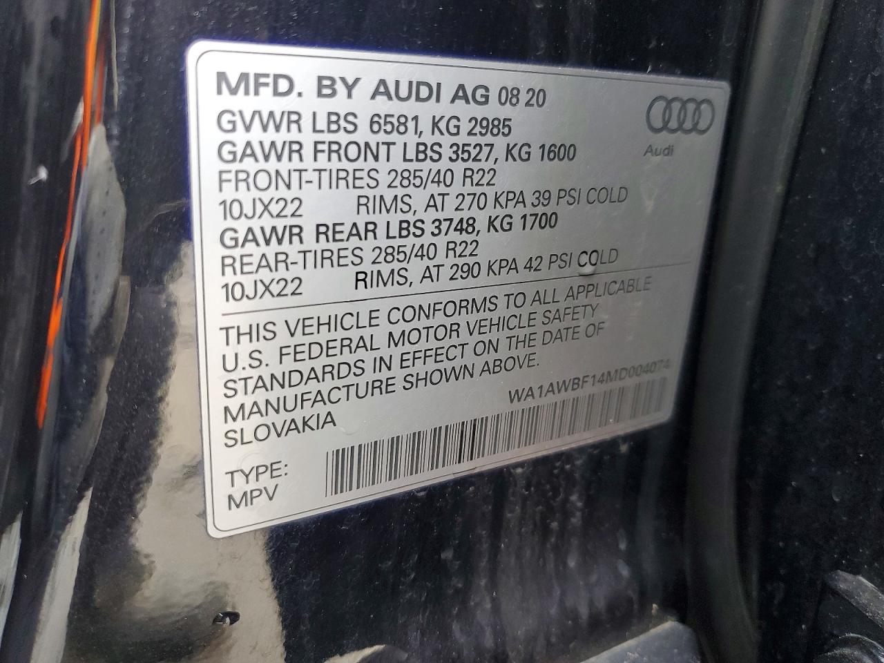 Audi Sq Premium Plus