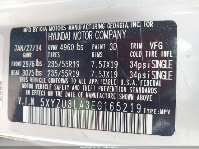 Hyundai SANTA FE 2.0l Turbo