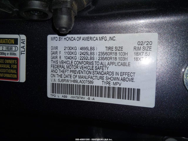 Honda CR-V 2wd Ex-l