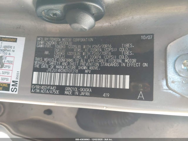 Toyota 4Runner Sr5 V6