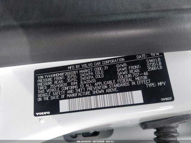Volvo XC60 T6 Platinum