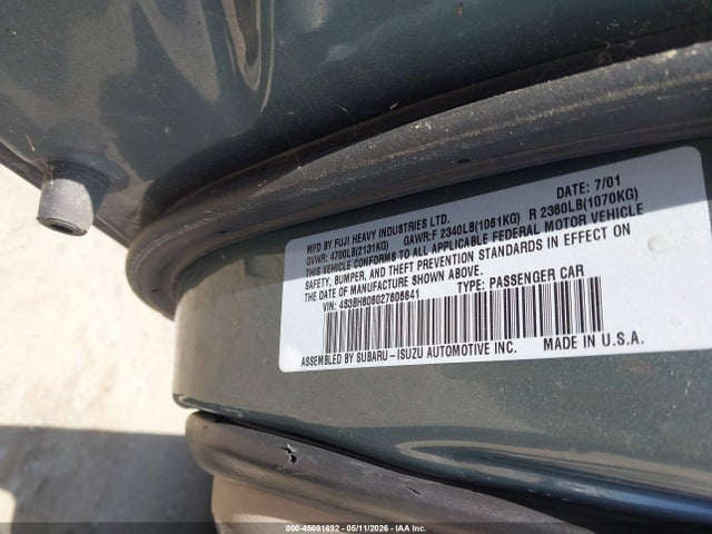 Subaru Outback H6-3.0 L.l. Bean Edition