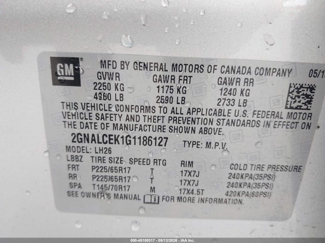 Chevrolet Equinox Lt