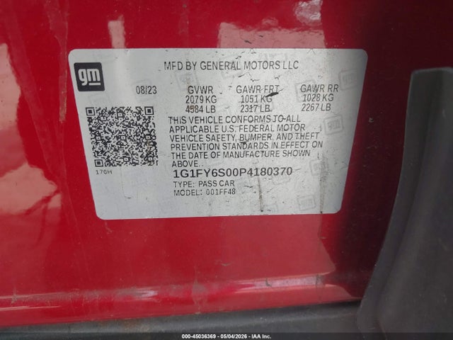 Chevrolet Bolt Fwd Lt