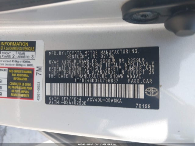 Toyota Camry Se