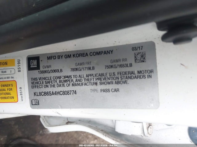 Chevrolet Spark Ls Cvt