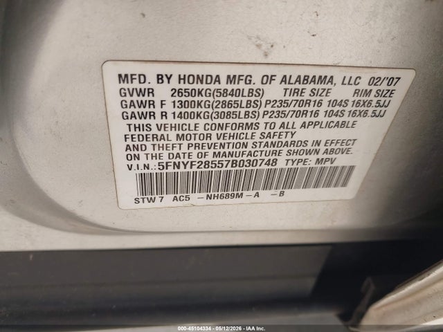 Honda Pilot Ex-l