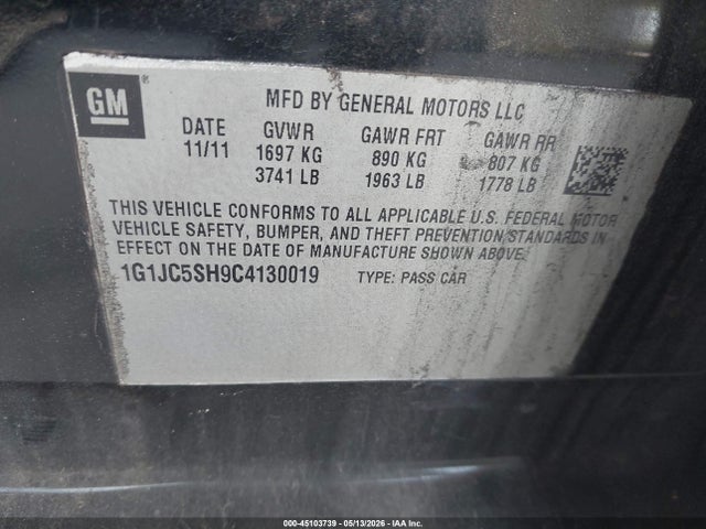 Chevrolet Sonic 2lt