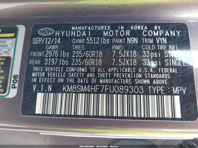 Hyundai SANTA FE Gls