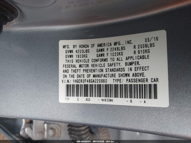 Honda Accord Lx