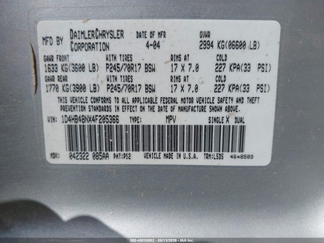 Dodge Durango Slt