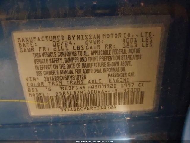 Nissan Sentra Sv Xtronic Cvt
