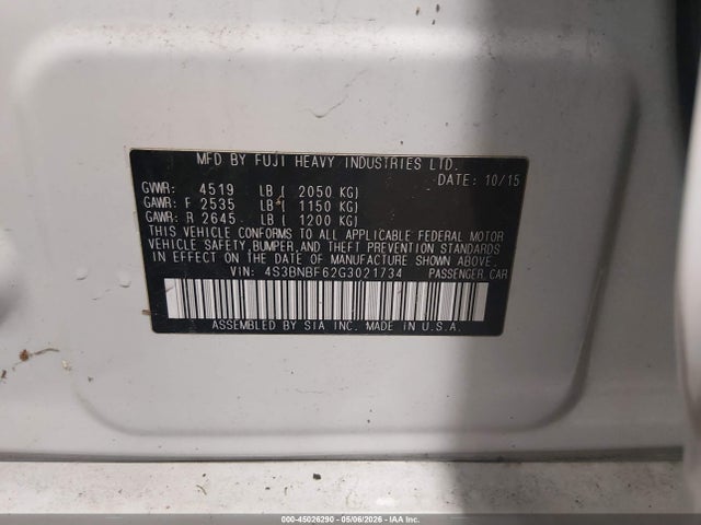 Subaru Legacy 2.5i Premium