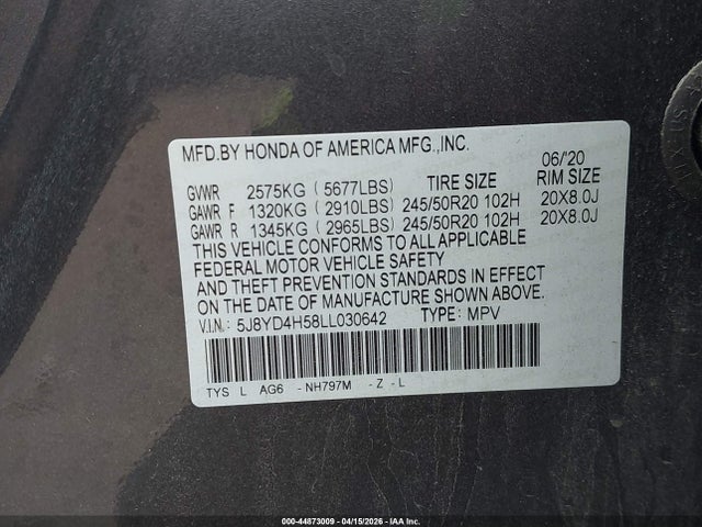 Acura MDX Technology Package