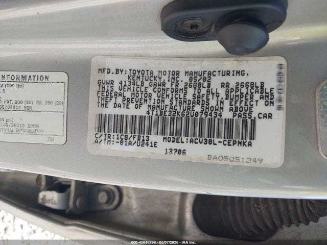 Toyota Camry Le