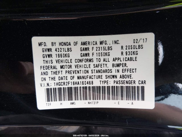 Honda Accord Sport Se