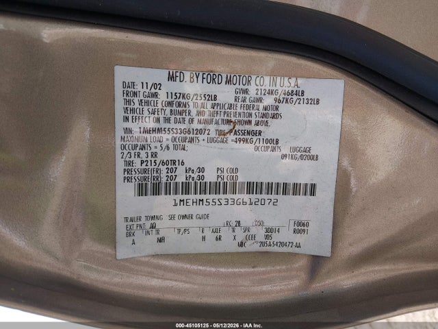 Mercury Sable Ls Premium