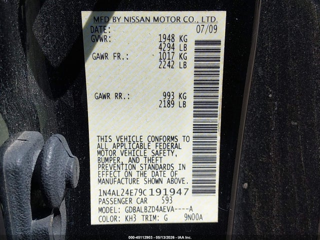Nissan Altima 2.5 S