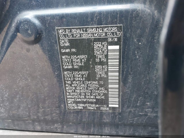 Nissan Rogue S