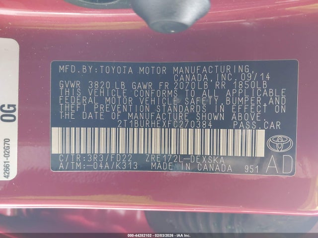 Toyota Corolla S