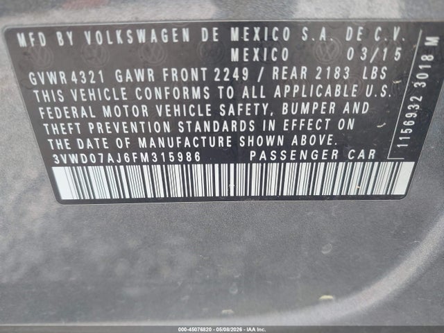 Volkswagen Jetta 1.8t Se