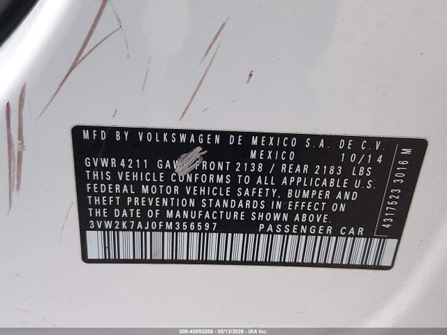 Volkswagen Jetta 2.0l S