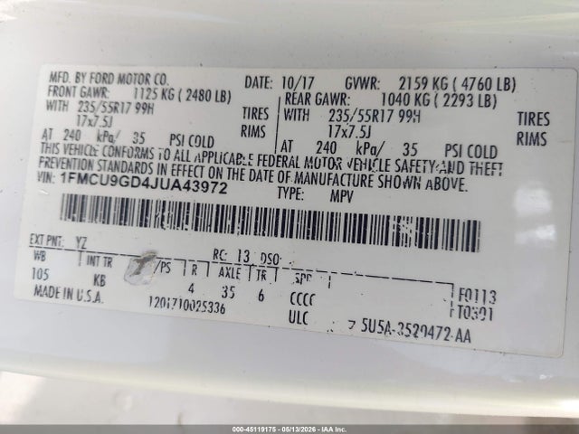 Ford Escape Se
